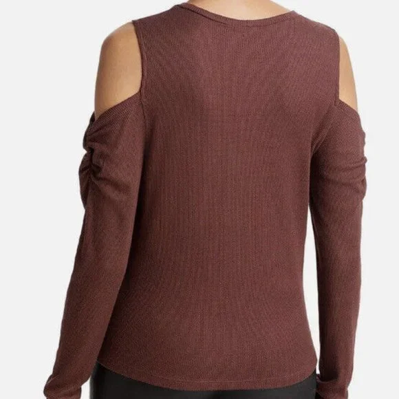 NWOT LNA Sophie Cold Shoulder Top size S - Picture 3 of 3